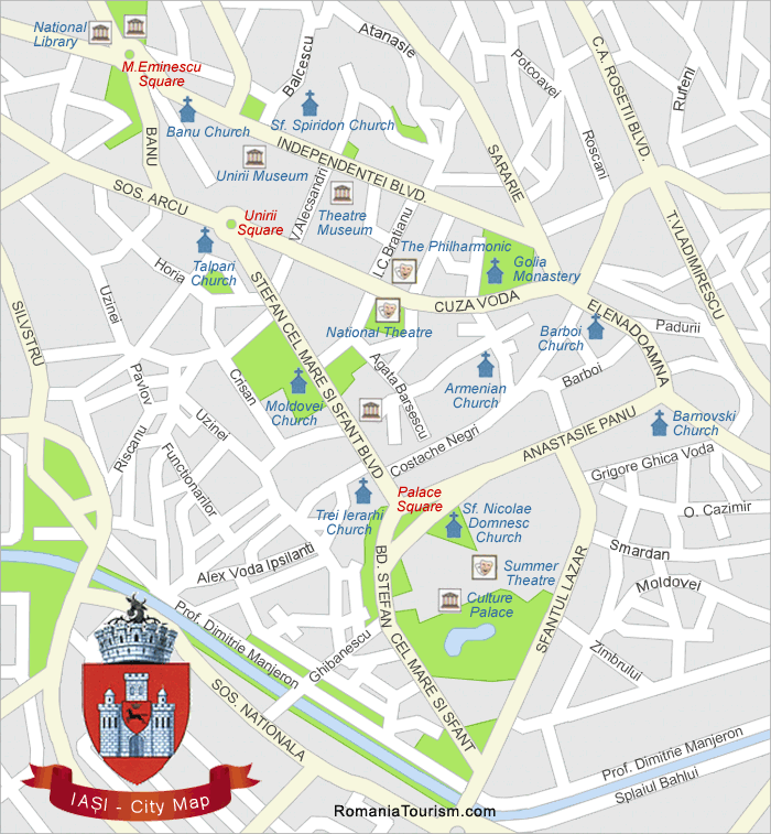 Iasi City Map (Harta Orasului Iasi)